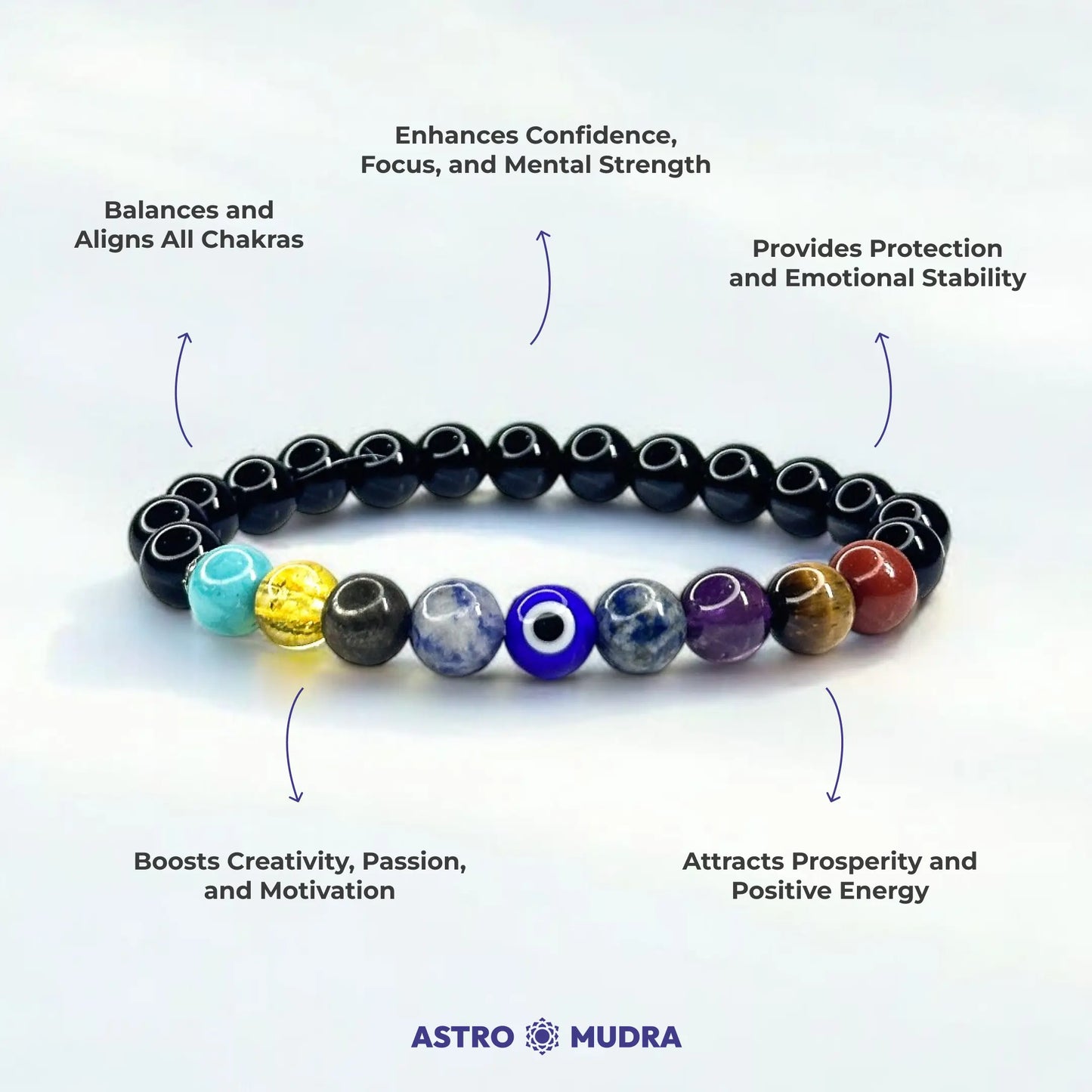 9 Chakra Bracelet - Complete Energy Alignment