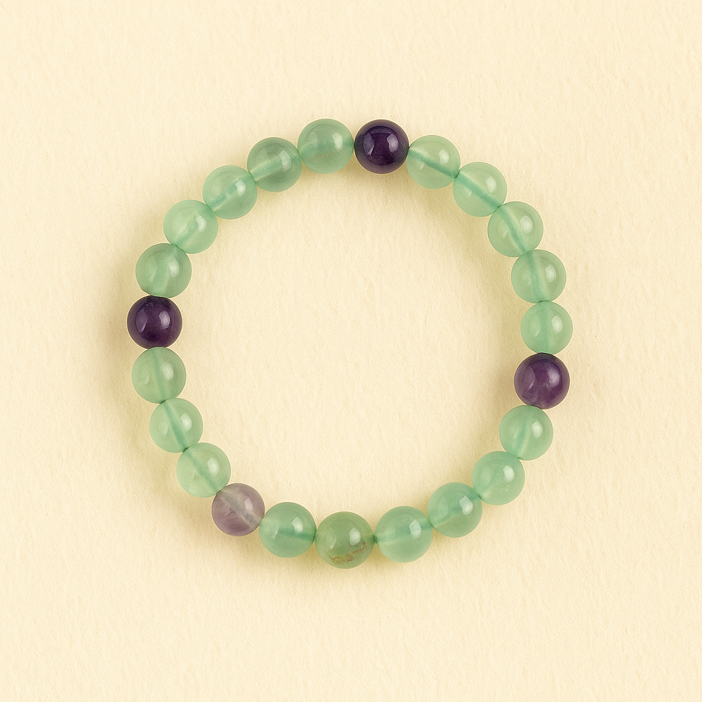 Fluorite Memory & Focus Bracelet - The Genius Stone