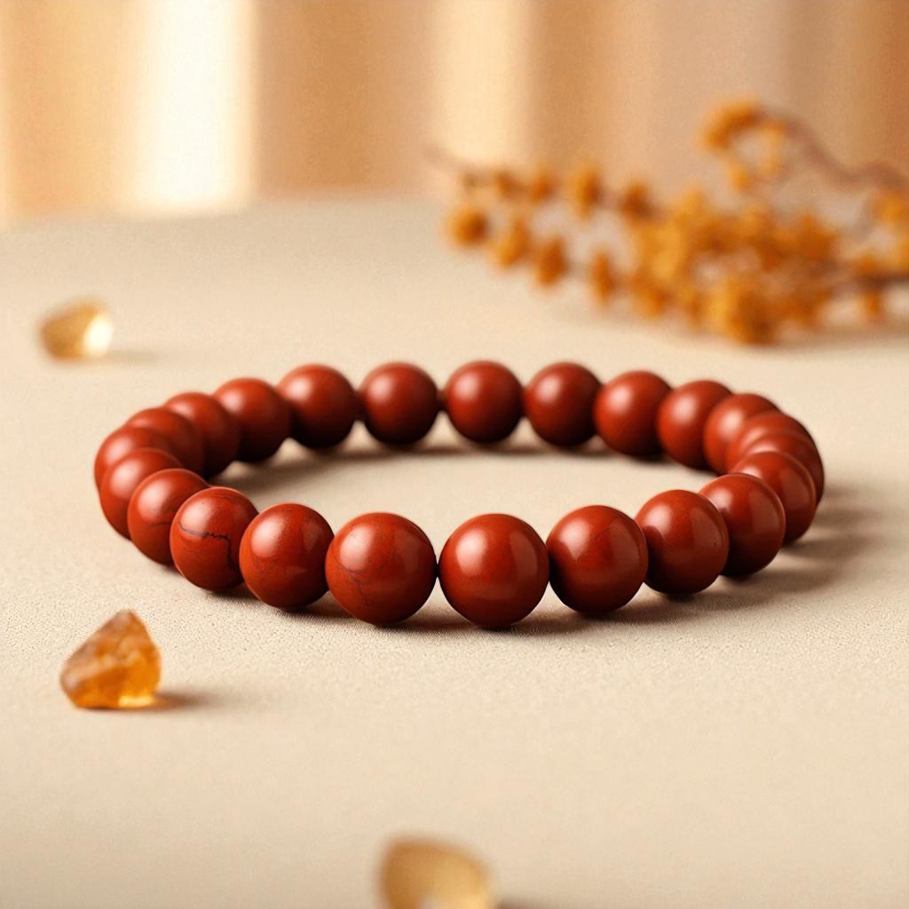 Red Jasper Bracelet - The Stone of Strength & Success