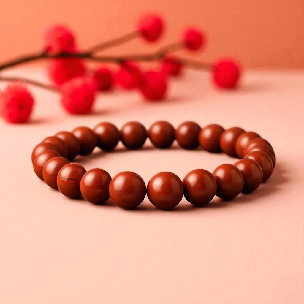 Red Jasper Bracelet - The Stone of Strength & Success