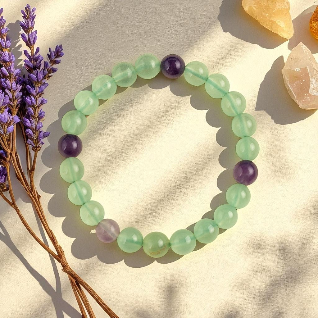 Fluorite Memory & Focus Bracelet - The Genius Stone