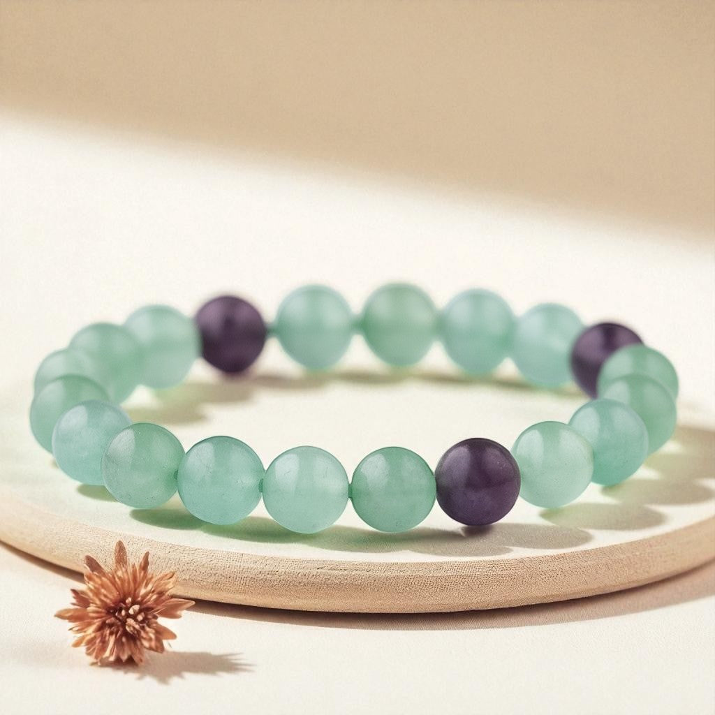 Fluorite Memory & Focus Bracelet - The Genius Stone