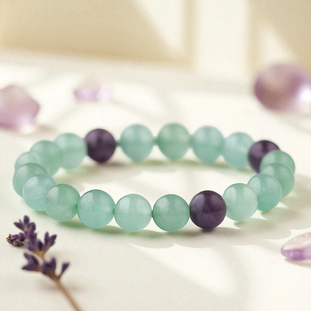 Fluorite Memory & Focus Bracelet - The Genius Stone