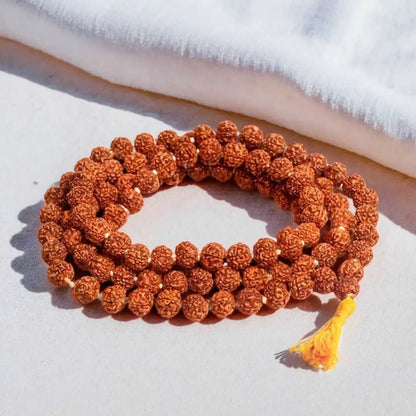 108 Bead Rudraksha Mala - Ancient Power for Modern Spiritual Warriors