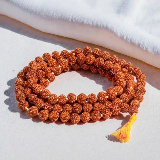 108 Bead Rudraksha Mala - Ancient Power for Modern Spiritual Warriors