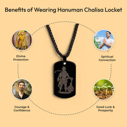 Hanuman Chalisa Locket Pendant - Carry Divine Protection Always