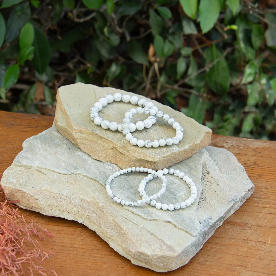 Emotional Healing Bracelet - Pure Howlite Serenity