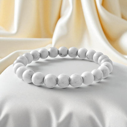 Emotional Healing Bracelet - Pure Howlite Serenity