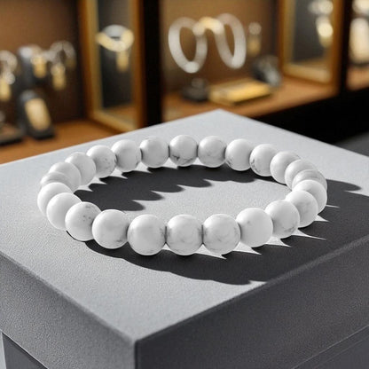 Emotional Healing Bracelet - Pure Howlite Serenity
