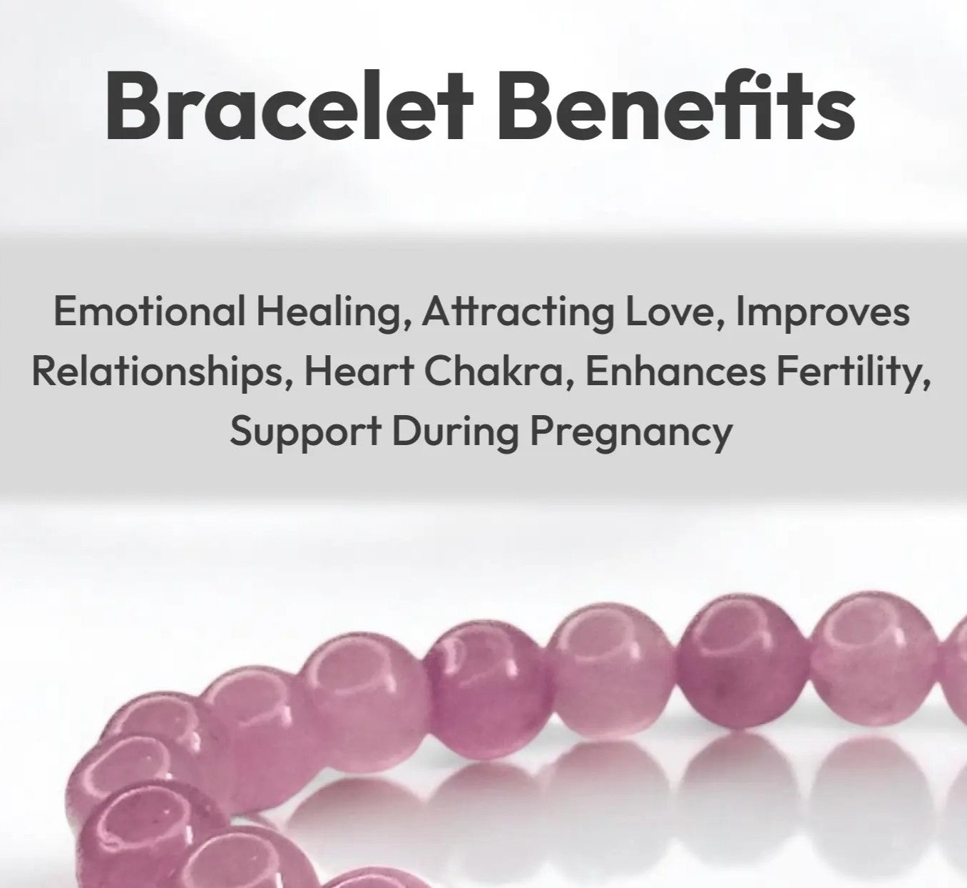 Soulmate Connection Bracelet - Rose Quartz Love Stone