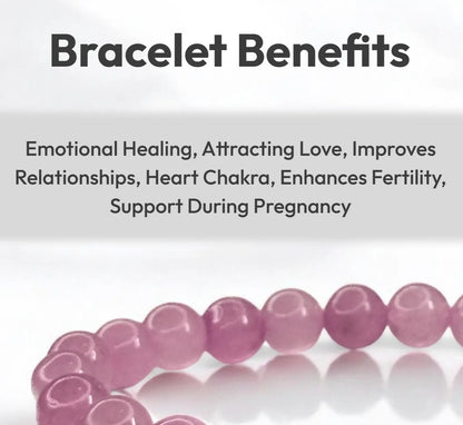 Soulmate Connection Bracelet - Rose Quartz Love Stone