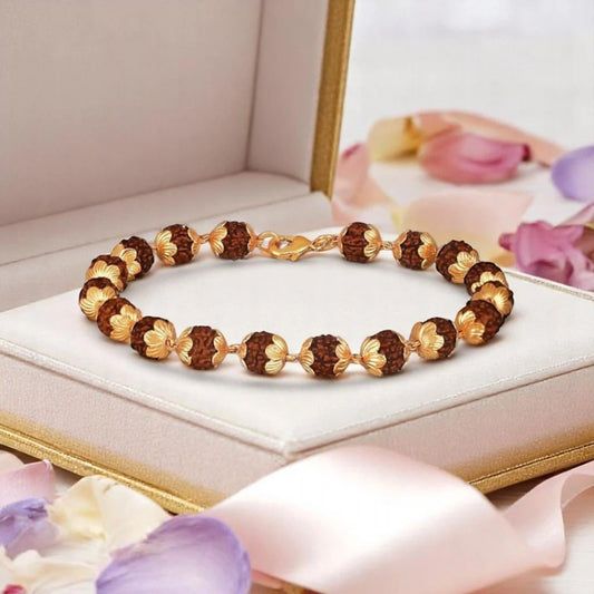 5 Mukhi Rudraksha Bracelet for Women - Sacred Beauty Meets Modern Elegance