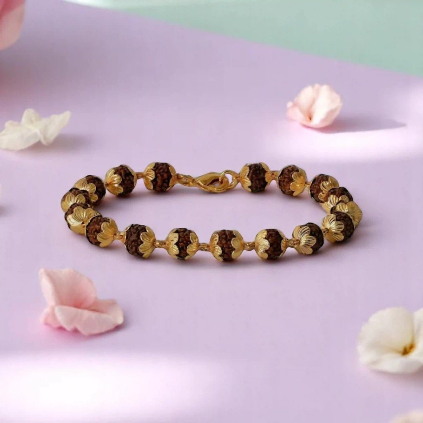 5 Mukhi Rudraksha Bracelet for Women - Sacred Beauty Meets Modern Elegance