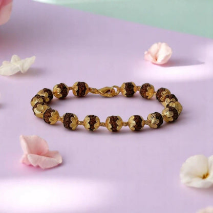5 Mukhi Rudraksha Bracelet for Women - Sacred Beauty Meets Modern Elegance