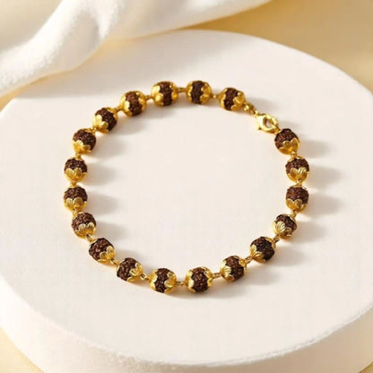 5 Mukhi Rudraksha Bracelet for Women - Sacred Beauty Meets Modern Elegance