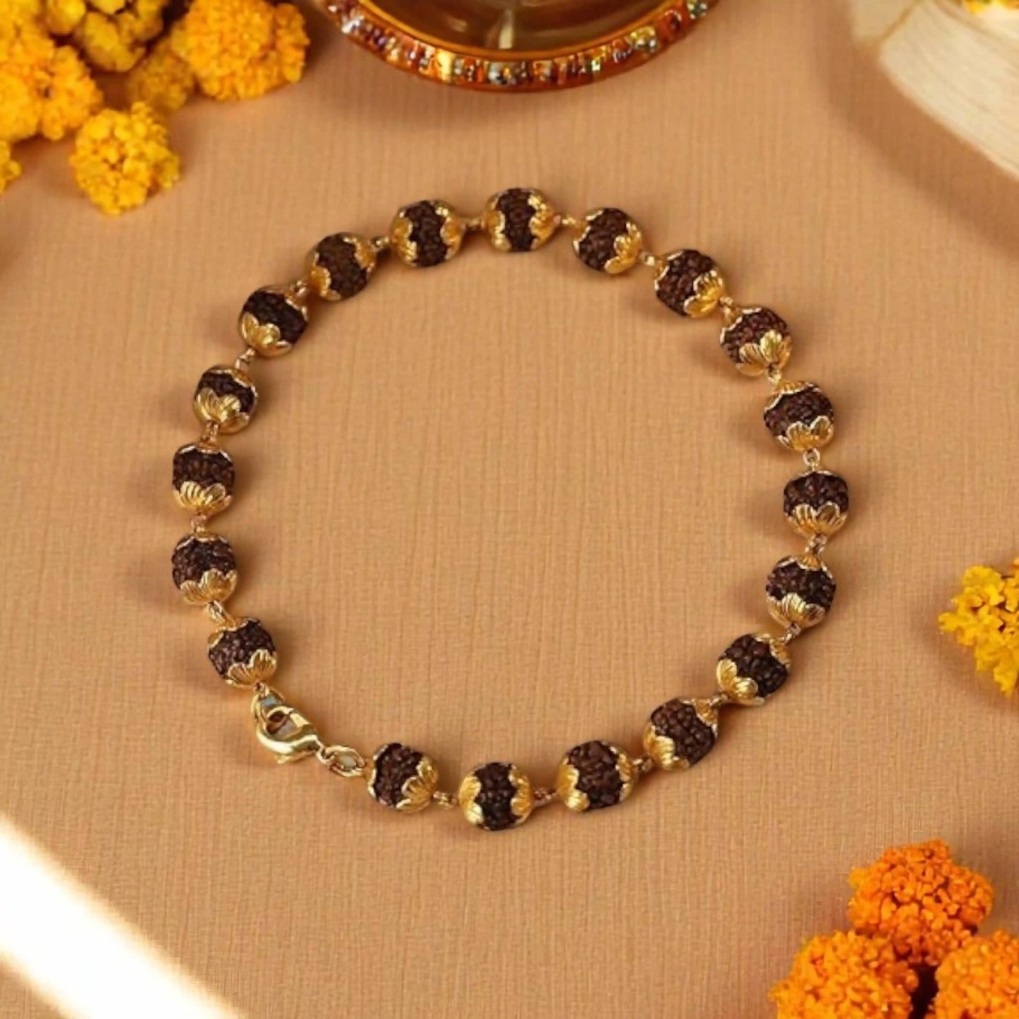 5 Mukhi Rudraksha Bracelet for Women - Sacred Beauty Meets Modern Elegance