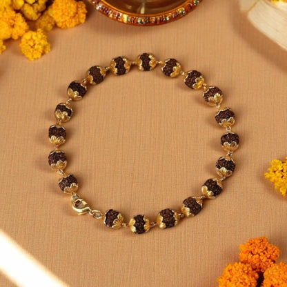 5 Mukhi Rudraksha Bracelet for Women - Sacred Beauty Meets Modern Elegance