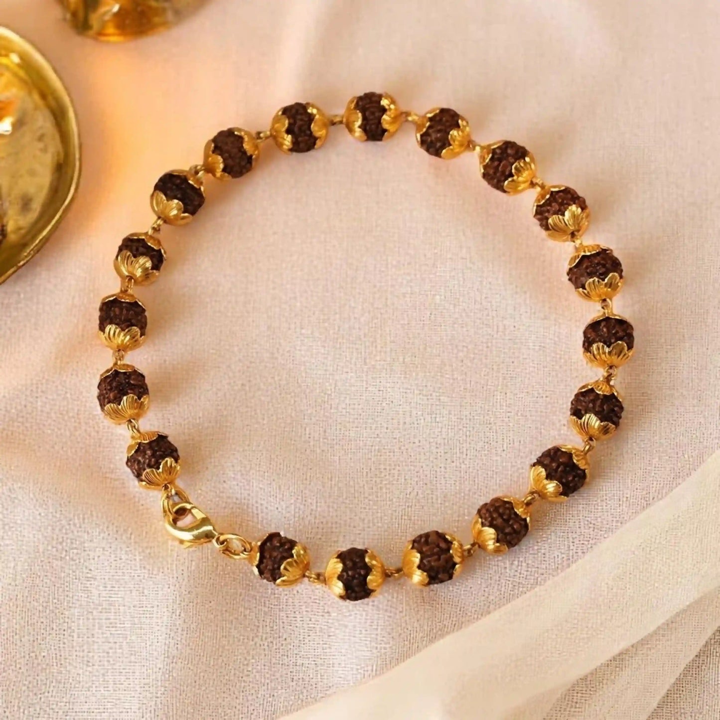 5 Mukhi Rudraksha Bracelet for Women - Sacred Beauty Meets Modern Elegance