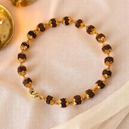 5 Mukhi Rudraksha Bracelet for Women - Sacred Beauty Meets Modern Elegance