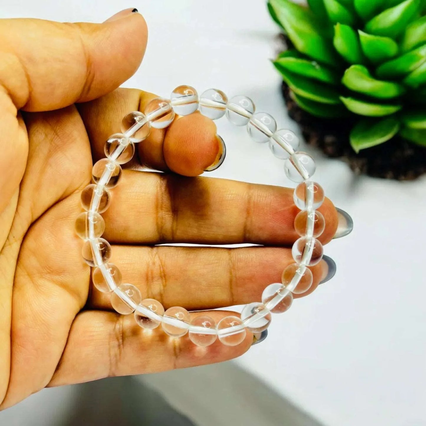 Pure Sphatik Crystal Bracelet - Your Gateway to Inner Peace