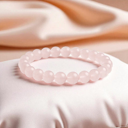 Soulmate Connection Bracelet - Rose Quartz Love Stone