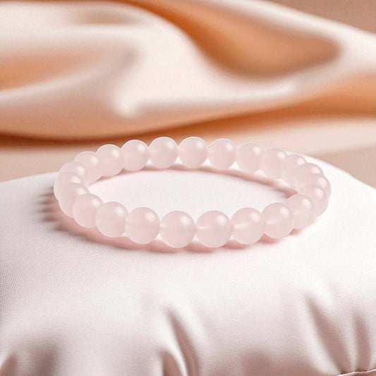 Soulmate Connection Bracelet - Rose Quartz Love Stone