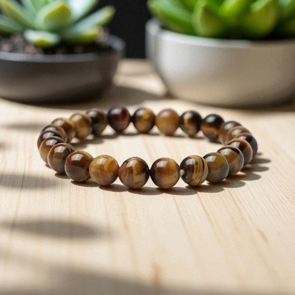 Tiger Eye Buddha Bracelet - Warrior Wisdom for Modern Life