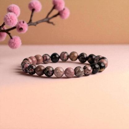 Rhodonite Healing Bracelet - The Heart Mender