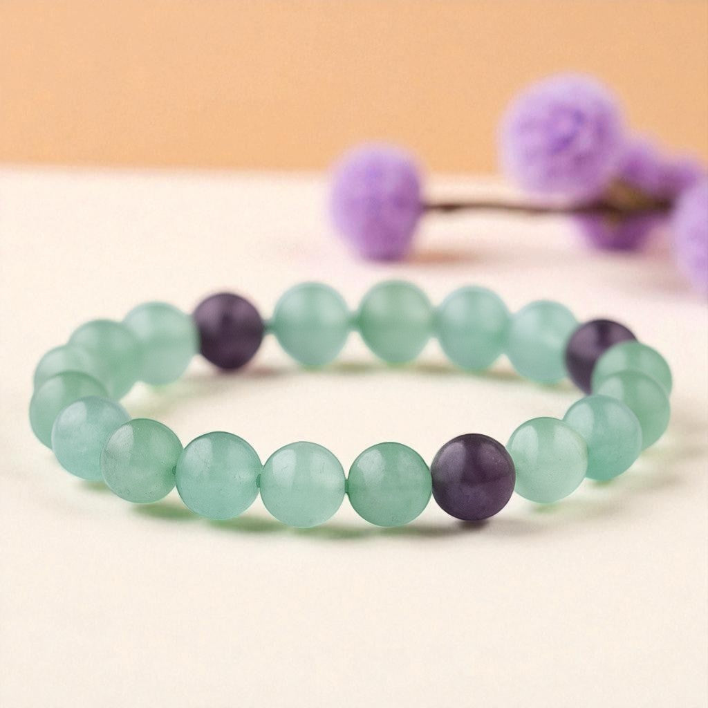Fluorite Memory & Focus Bracelet - The Genius Stone