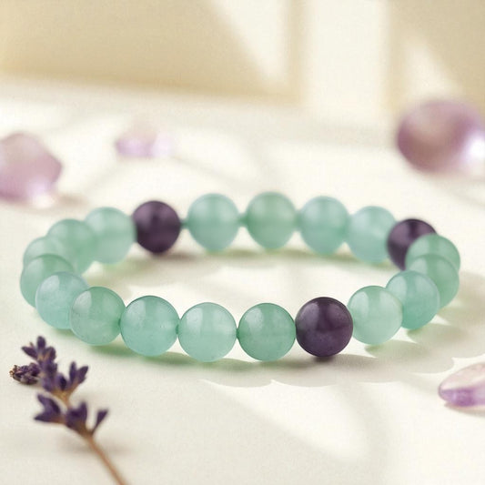 Fluorite Memory & Focus Bracelet - The Genius Stone